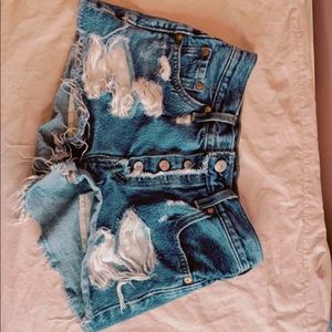 Jean shorts